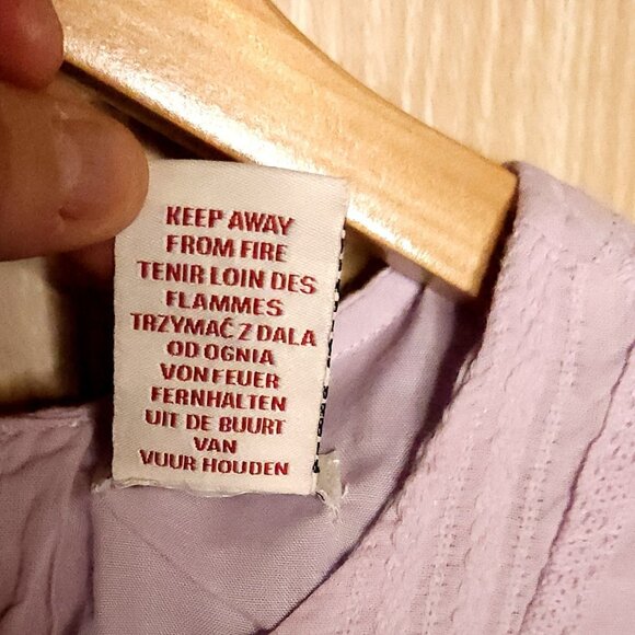 Max Studio Kids Girls Ligh Purple Long Sleeve Blouse 11-12 - Picture 9 of 9